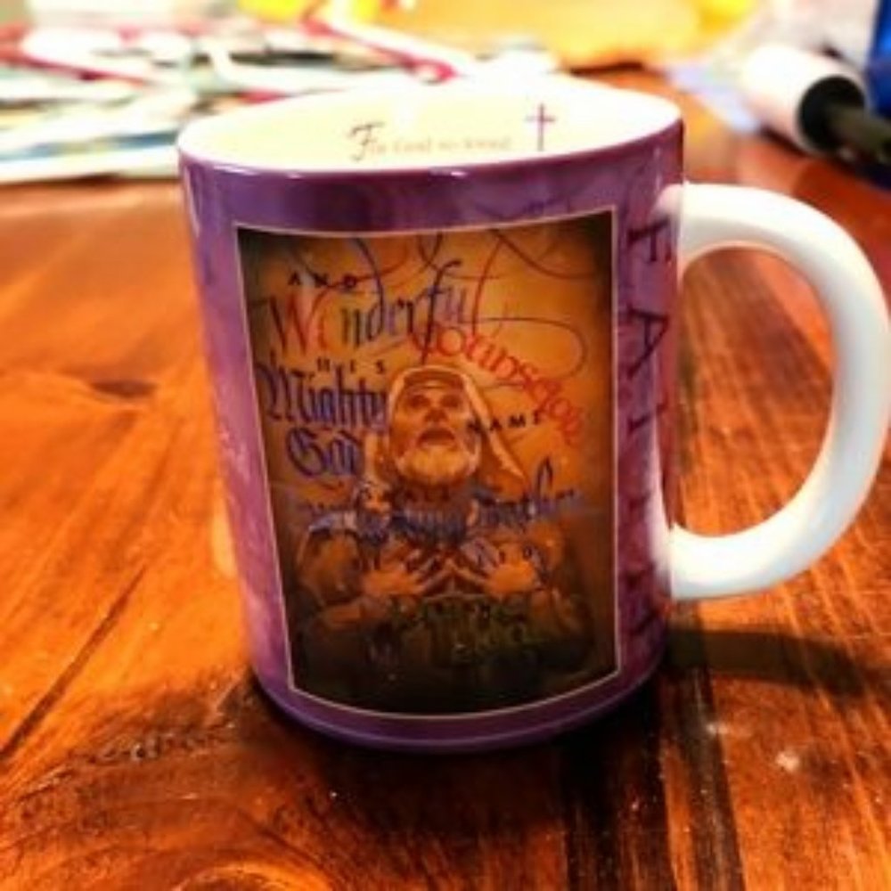 Amcal Faith coffee cup